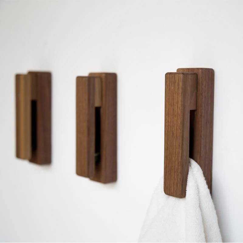 Homeko Wooden Towel Holders for the Bathroom -