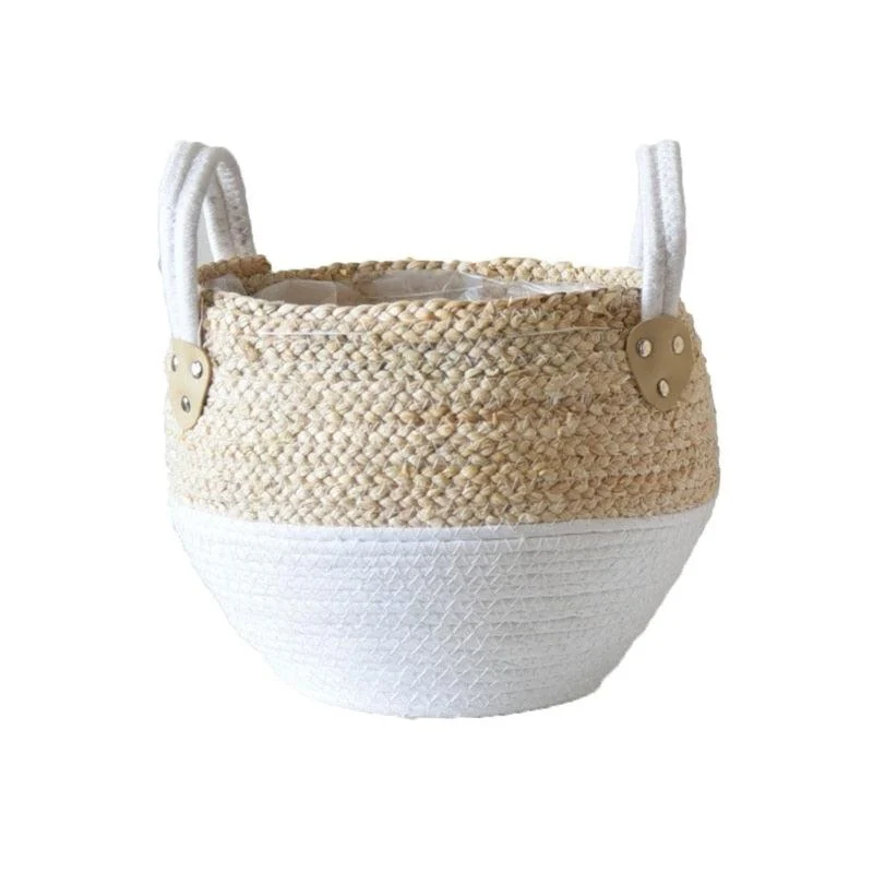 Homeko Woven Indoor Flower Planter & Storage Baskets -