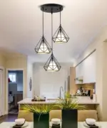 Homeko Wrought Iron Light Fixture