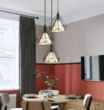 Homeko Wrought Iron Pendant Light