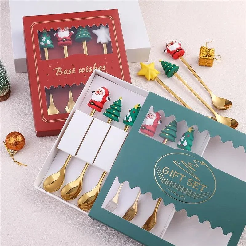 Homeko Xmas Cutlery Gift Set -