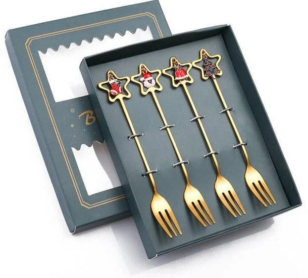 Homeko Xmas Cutlery Gift Set -