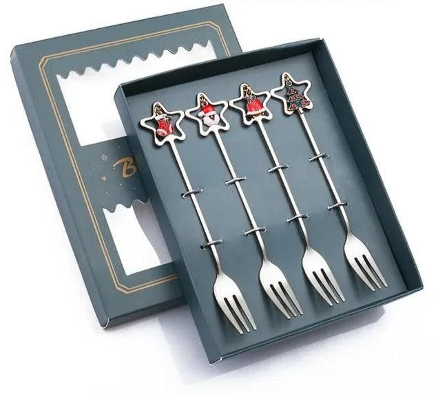 Homeko Xmas Cutlery Gift Set -