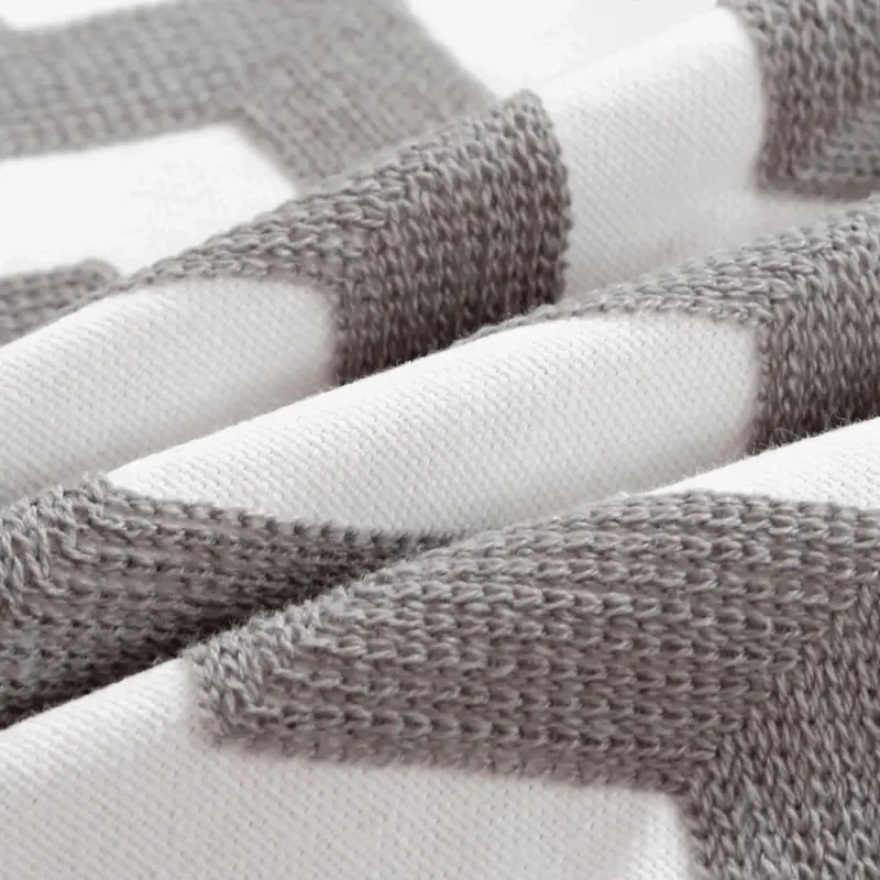 Homeko Zag Embroidered Pillow Covers