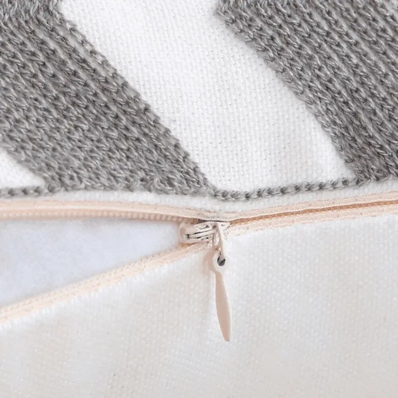 Homeko Zag Embroidered Pillow Covers