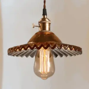 Homeko ZigZag Glass Pendant Lamp