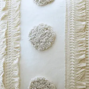 Homeko and Dots Tassels Moroccan Pillow Cover