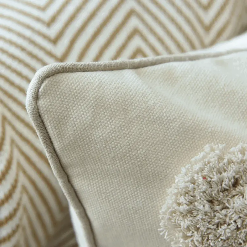 Homeko and Dots Tassels Moroccan Pillow Cover