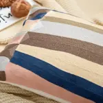 Homeko and Sky Embroidered Abstract Pillow Cover