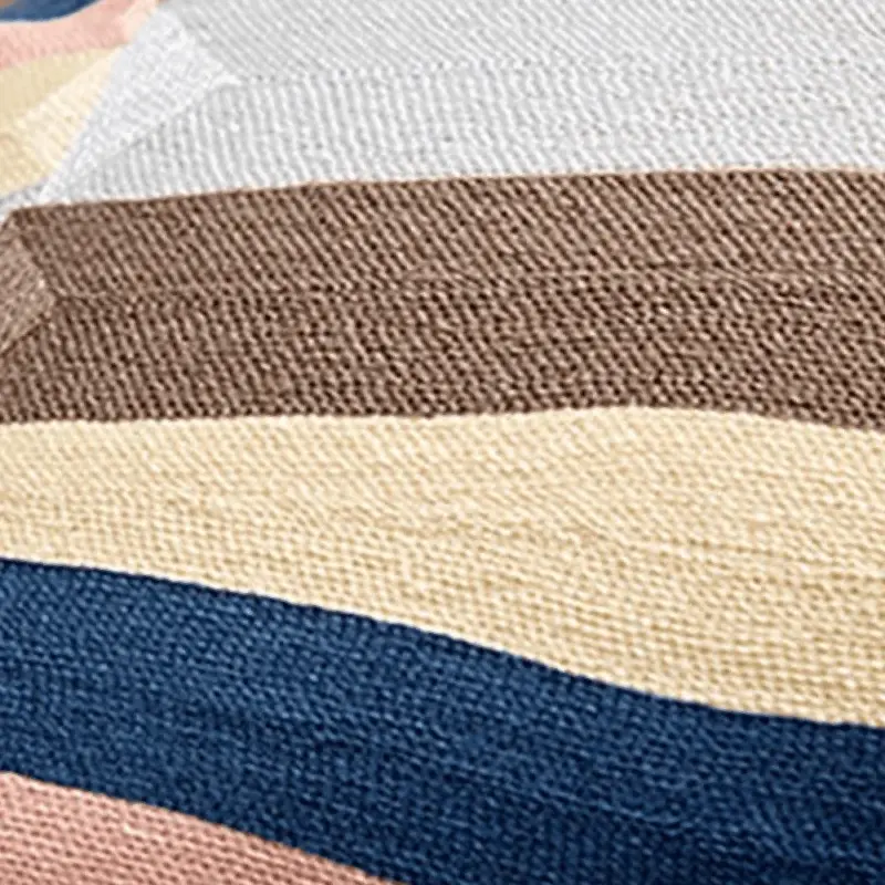 Homeko and Sky Embroidered Abstract Pillow Cover