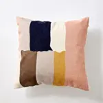 Homeko and Sky Embroidered Abstract Pillow Cover
