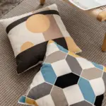 Homeko and Stripes Abstract Pillow Cover