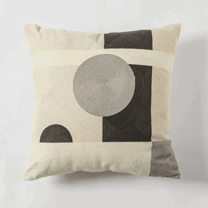 Homeko and Stripes Abstract Pillow Cover