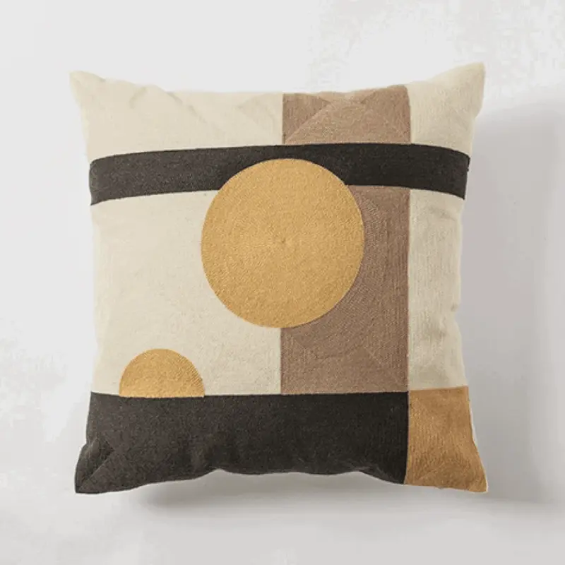 Homeko and Stripes Abstract Pillow Cover
