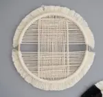 Homeko in Black Macrame Discs