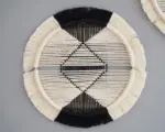 Homeko in Black Macrame Discs