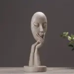 Homeko in Thought Statues