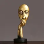 Homeko in Thought Statues