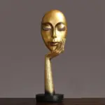Homeko in Thought Statues