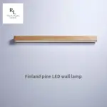 Homeko linear Wall Lamp Nordic Striped Solid Wood Lamp