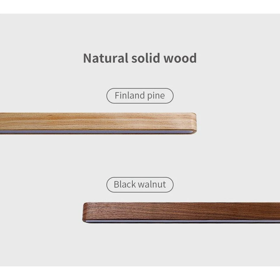 Homeko linear Wall Lamp Nordic Striped Solid Wood Lamp -
