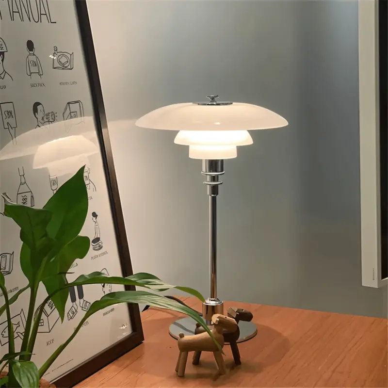 HomoraGlassTouchTischlampe