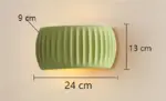 HomoraGrunGerippteWandleuchte11