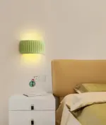 HomoraGrunGerippteWandleuchte13