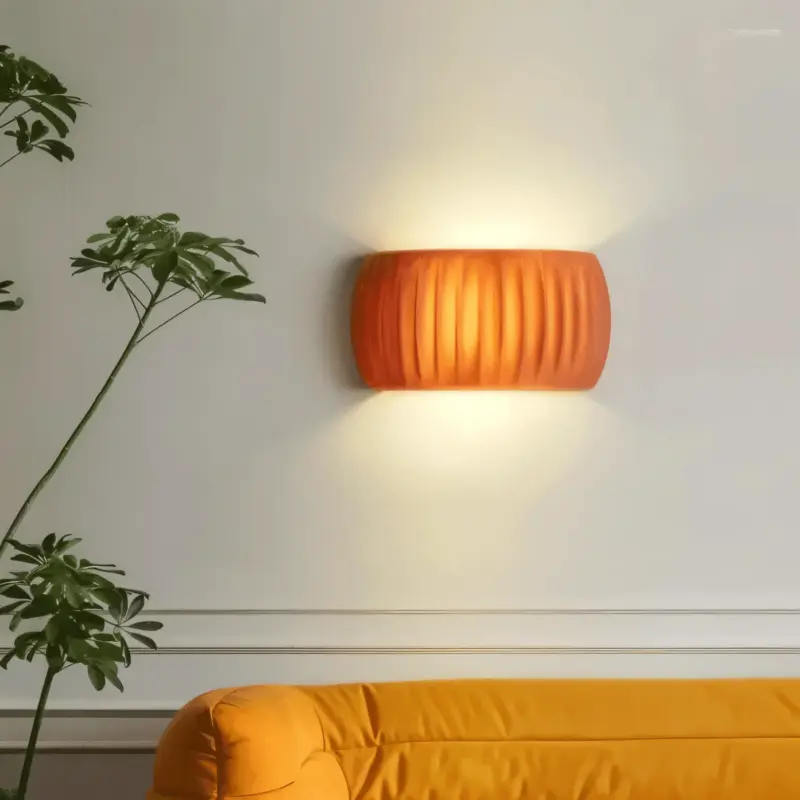 HomoraGrunGerippteWandleuchte14
