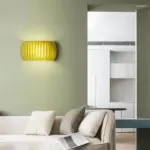 HomoraGrunGerippteWandleuchte18