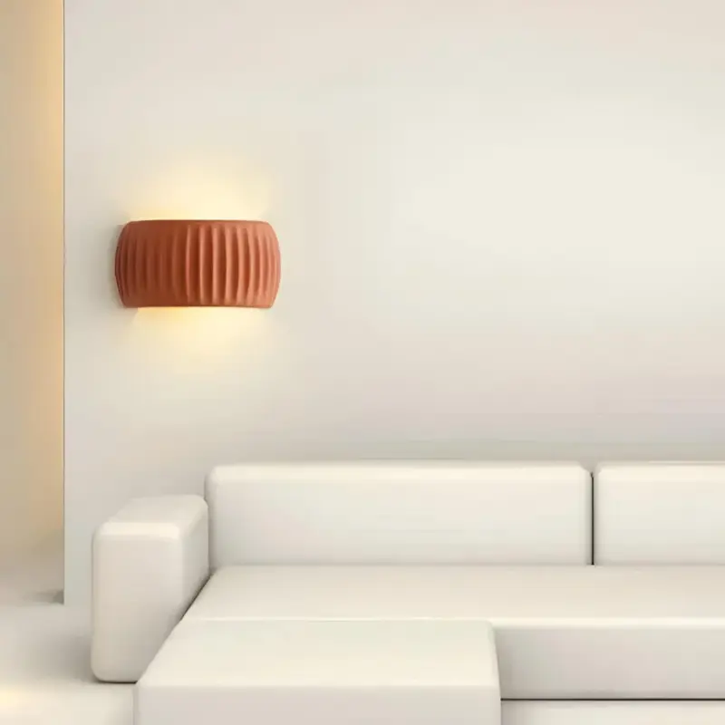 HomoraGrunGerippteWandleuchte5