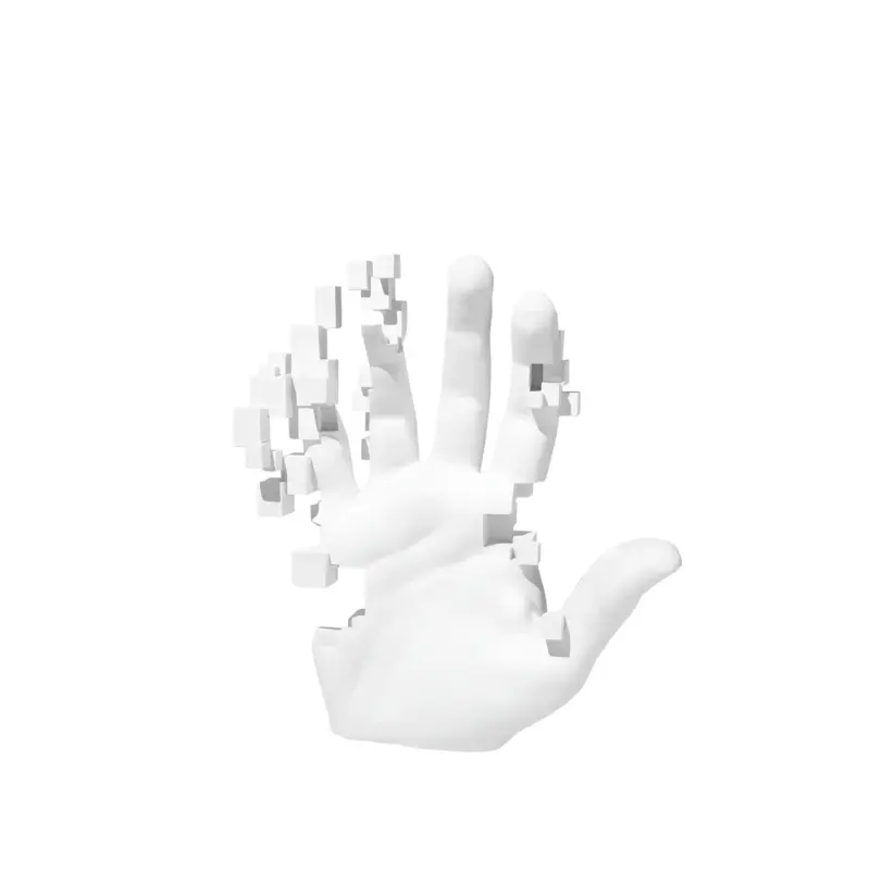 HomoraMosaik HandStatue6