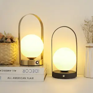 OrbitaLED - Cordless Orb Table Lamp - Rechargeable & Rustproof