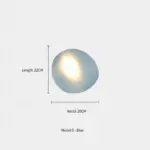 HomoraPebbleHueWallLight19 HomoraPebbleHueWallLight19
