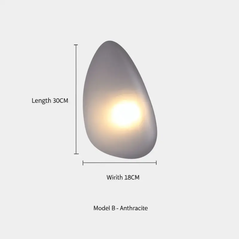 HomoraPebbleHueWallLight22