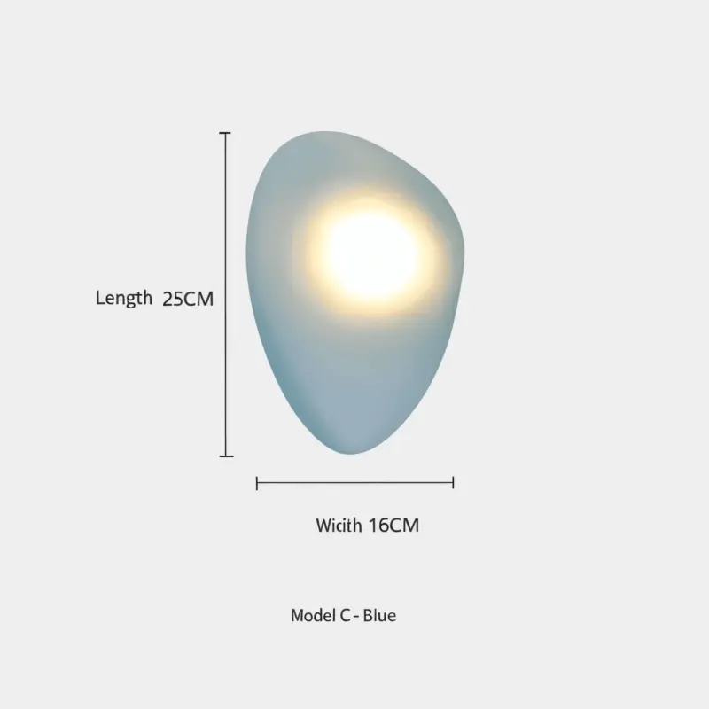HomoraPebbleHueWallLight23