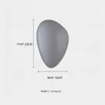 HomoraPebbleHueWallLight25 HomoraPebbleHueWallLight25