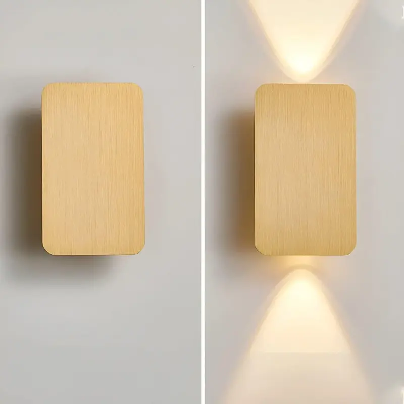 HomoraRechteckigeLED Wandleuchte3