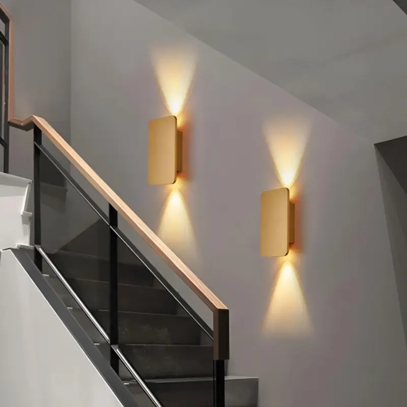 HomoraRechteckigeLED Wandleuchte4