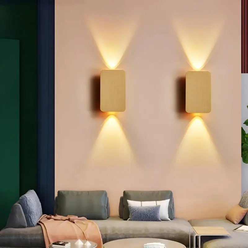 HomoraRechteckigeLED Wandleuchte9