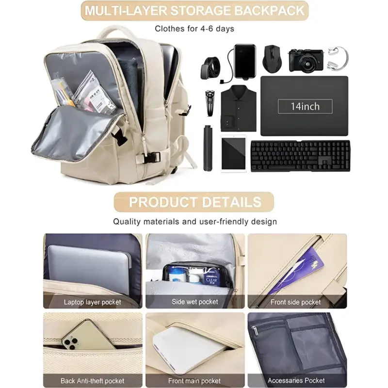 HomoraSavvyMulti CompartmentReisetasche25