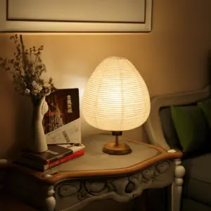 SmartGlow - Elegant Wireless Ricepaper LED Table Lamp