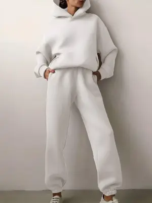 SportyEase - Oversized Hoodie & Jogging Pants Set Loungewear Women