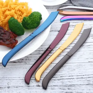 Stylish Serrated Knife Set - 4/6-piece Stainless Steel Cutlery