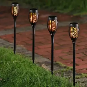 Torchlight - IP65 Waterproof Flickering Flame Solar Lights for Outdoor