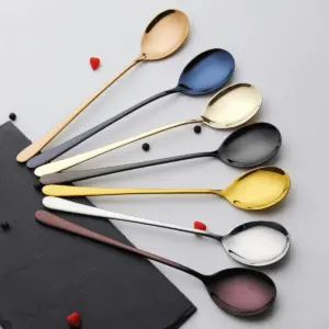Vibrant Spoon Set - 2/6 Piece Stainless Steel Cutlery