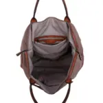 HomoraZweifarbigeLeder-Reisetasche HomoraZweifarbigeLeder Reisetasche