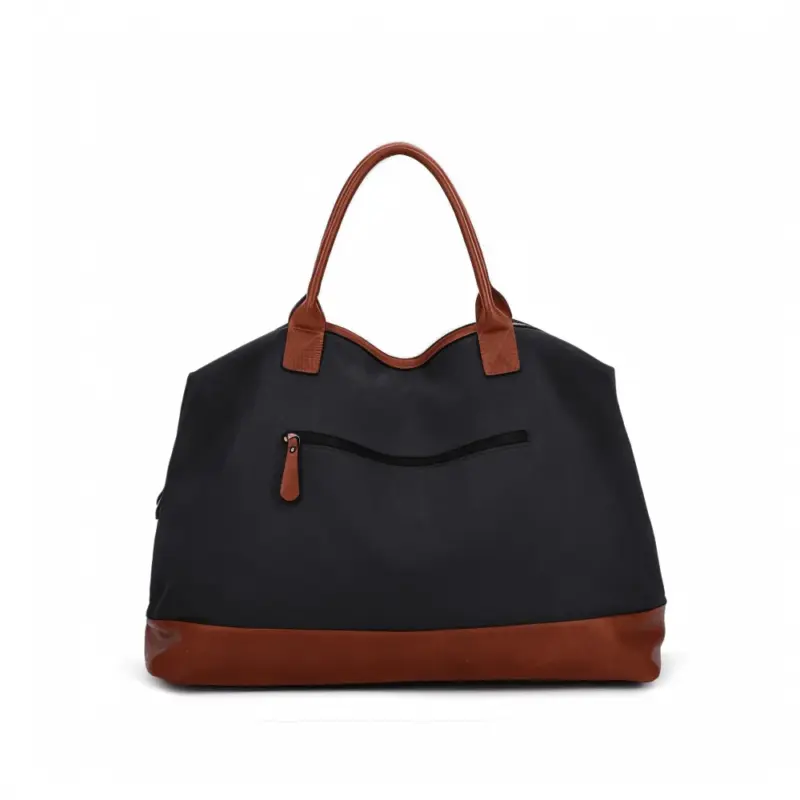 HomoraZweifarbigeLeder Reisetasche13
