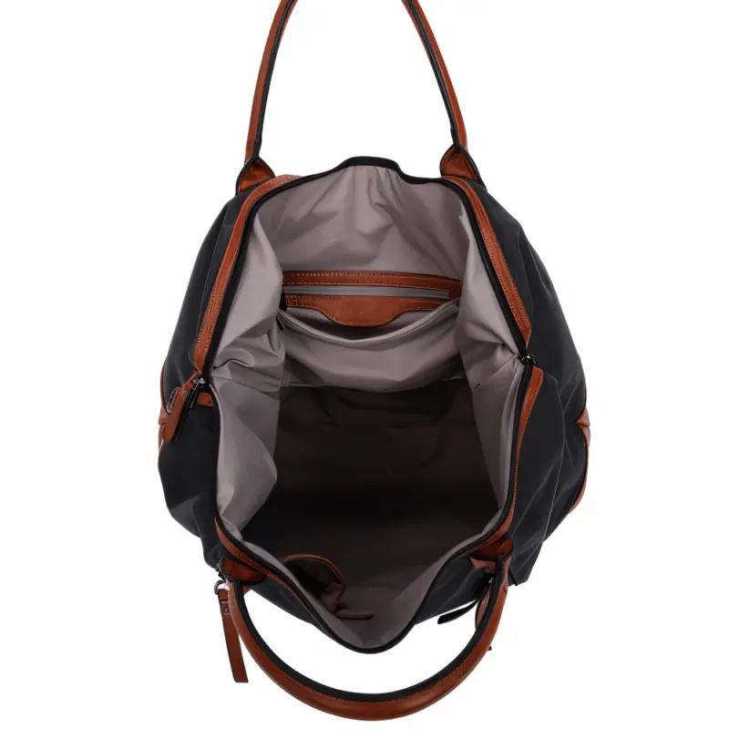 HomoraZweifarbigeLeder Reisetasche15