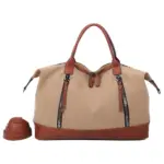 HomoraZweifarbigeLeder-Reisetasche20 HomoraZweifarbigeLeder Reisetasche20